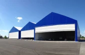 Ворота ангарные шторные