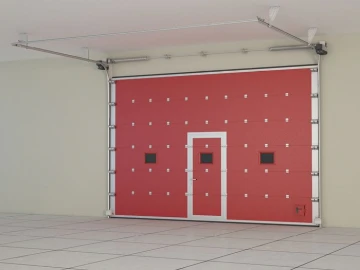 Секционные противопожарные ворота DoorHan
